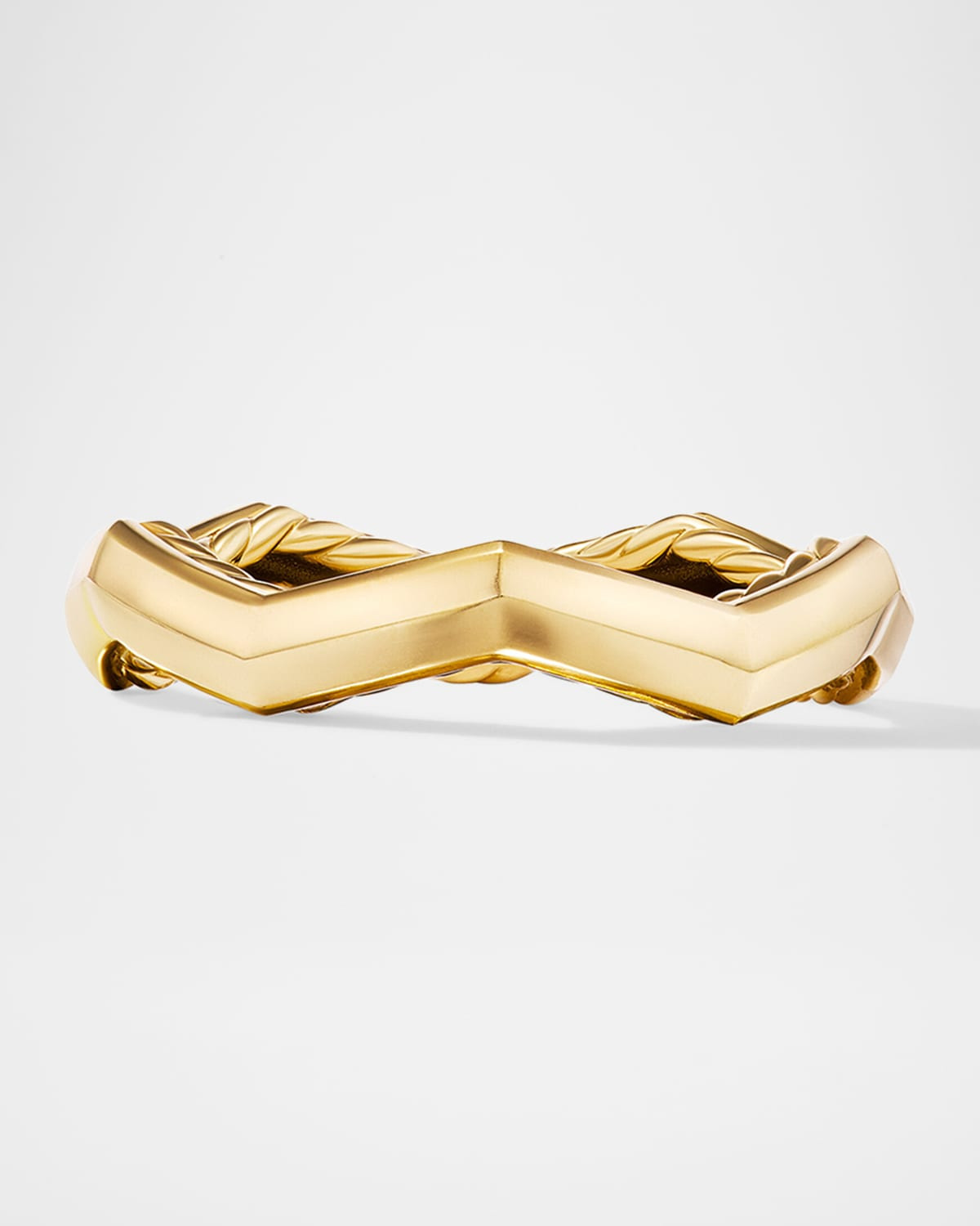 Zig Zag Stax Ring in 18K Gold, 3mm - 3