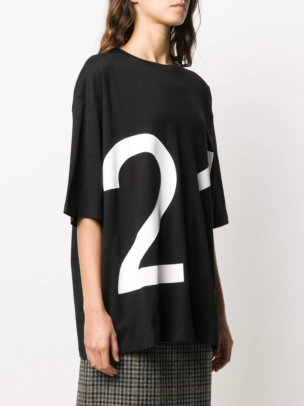 oversized logo-print T-shirt - 3