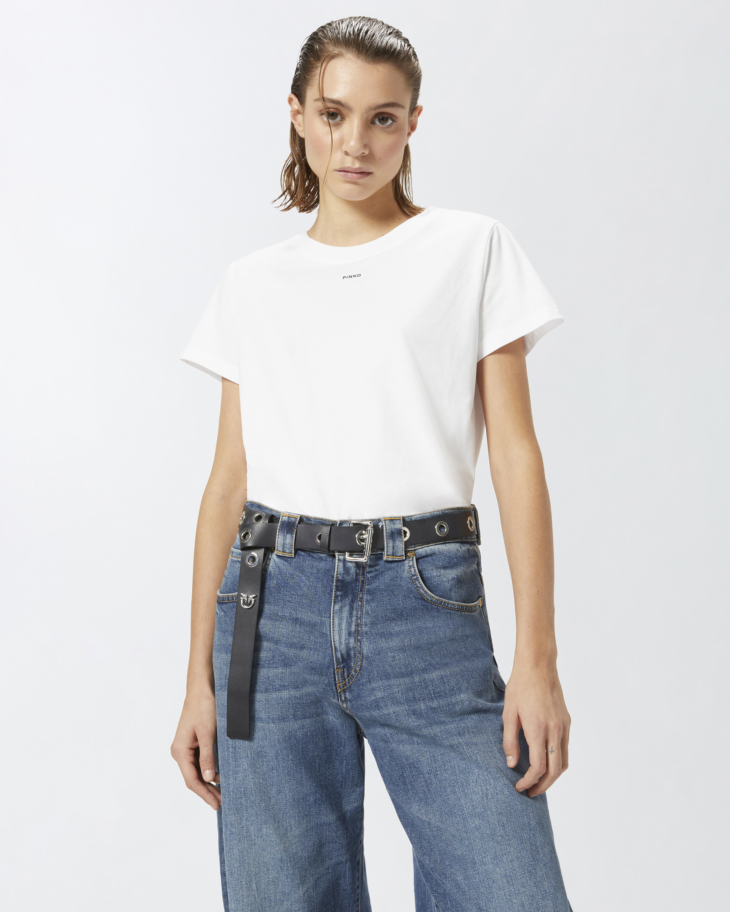 T-SHIRT MINI LOGO PINKO - 2