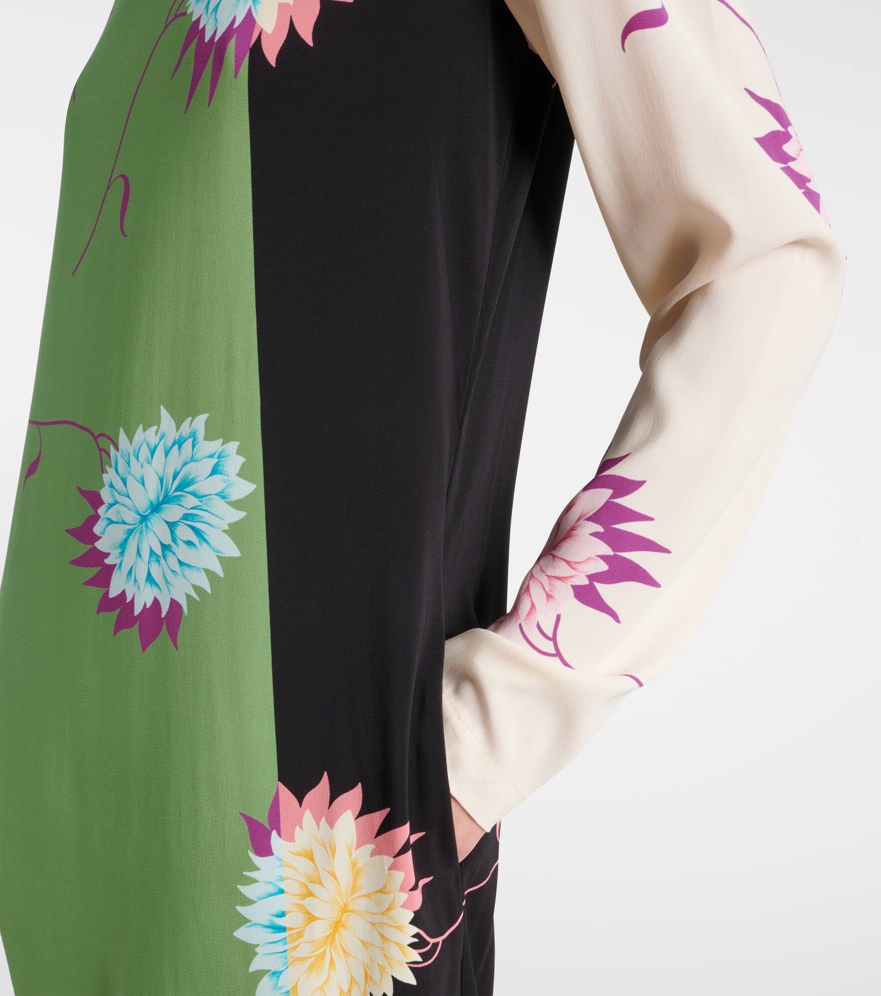 Swing printed jersey maxi dress - 5
