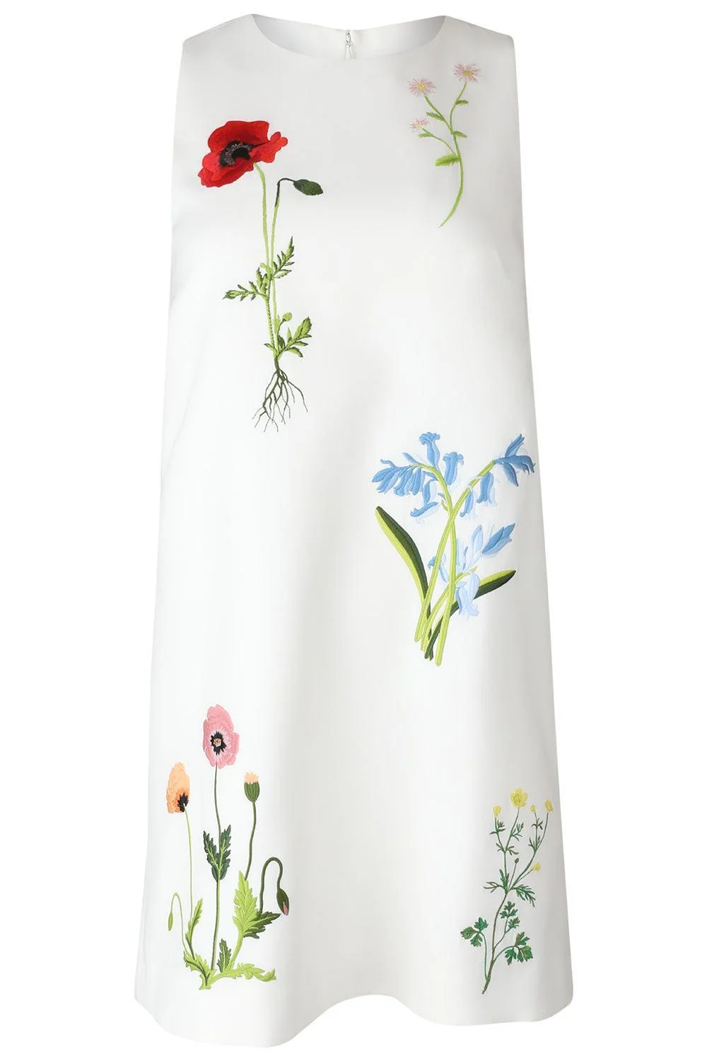 Floral Mini Shift Dress - 1