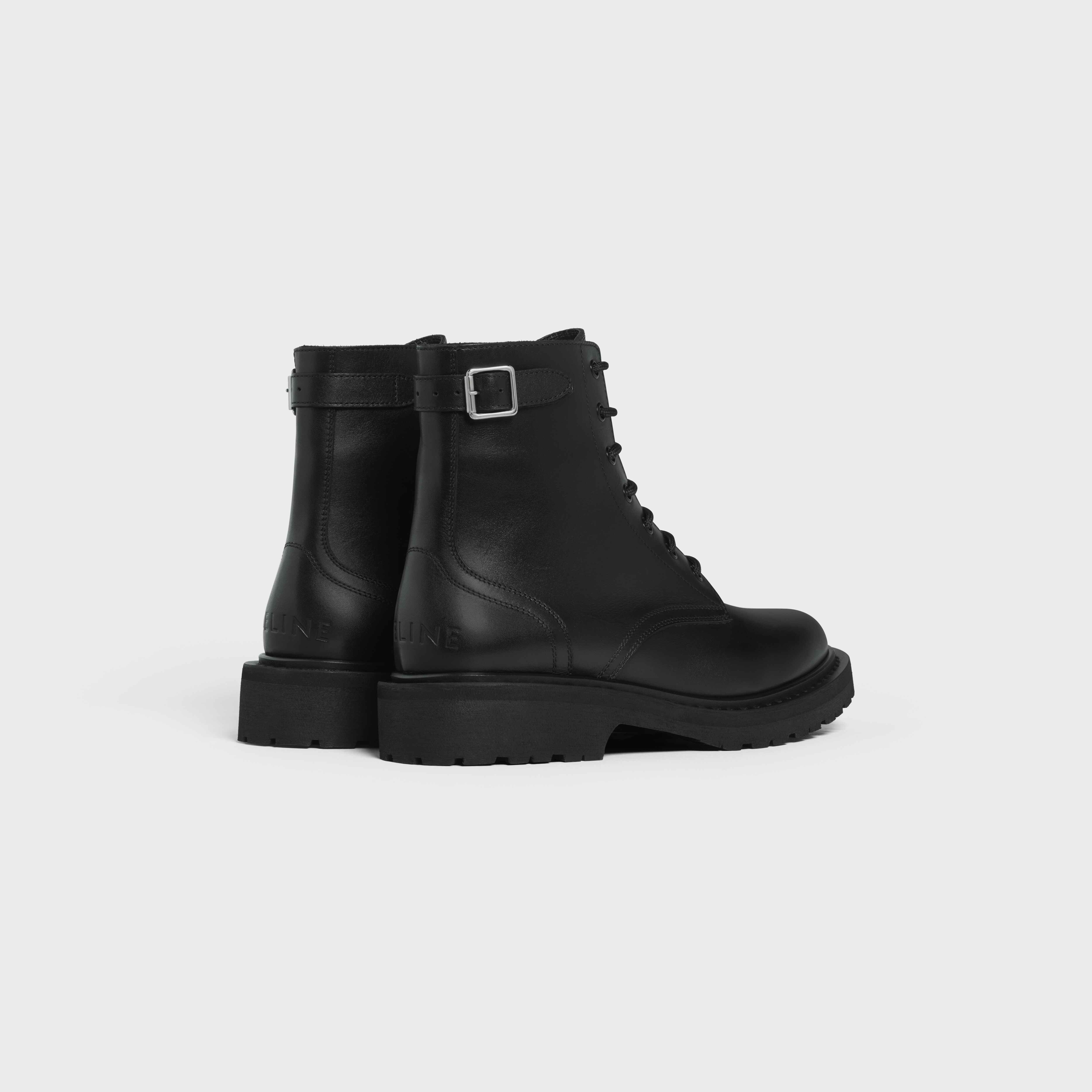 CELINE RANGER LACE-UP BOOT in SHINY BULL - 3