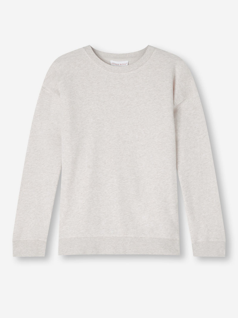 Women's Sweatshirt Quinn Cotton Modal Stretch Oat - 1