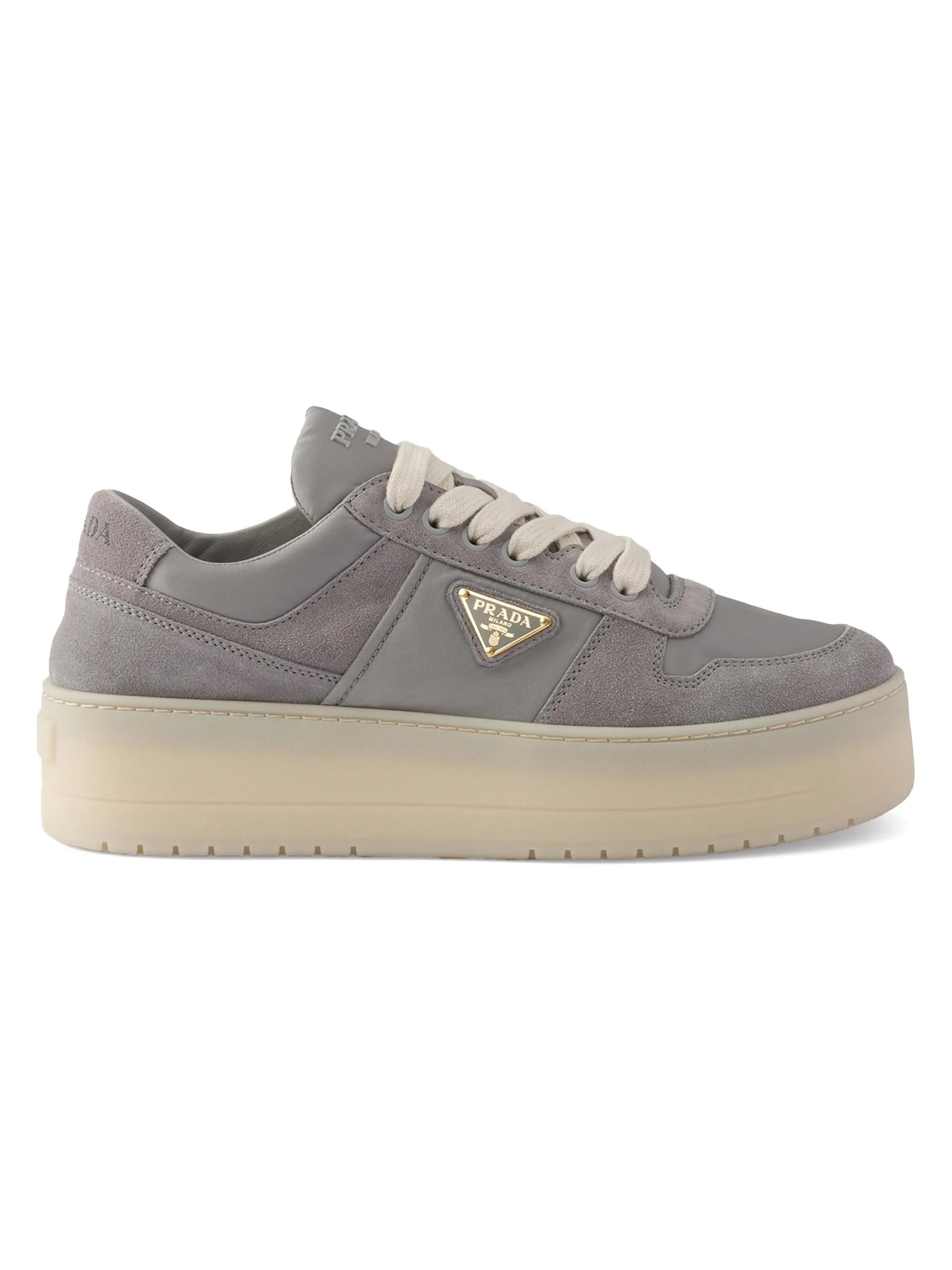 Women's Downtown 50MM Logo Sneakers - Grey - 1