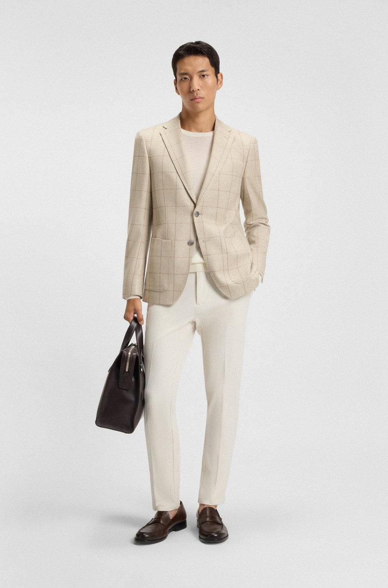 BOSS REGULAR-FIT SWEATER IN MERINO WOOL WITH CREW NECKLINE outlook