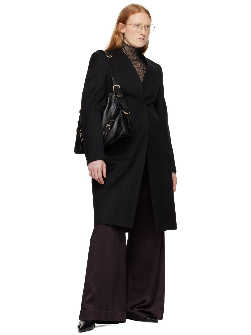 Black Hourglass Coat - 4