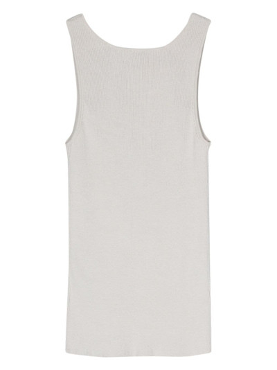 Aspesi round-neck ribbed-knit tank top outlook
