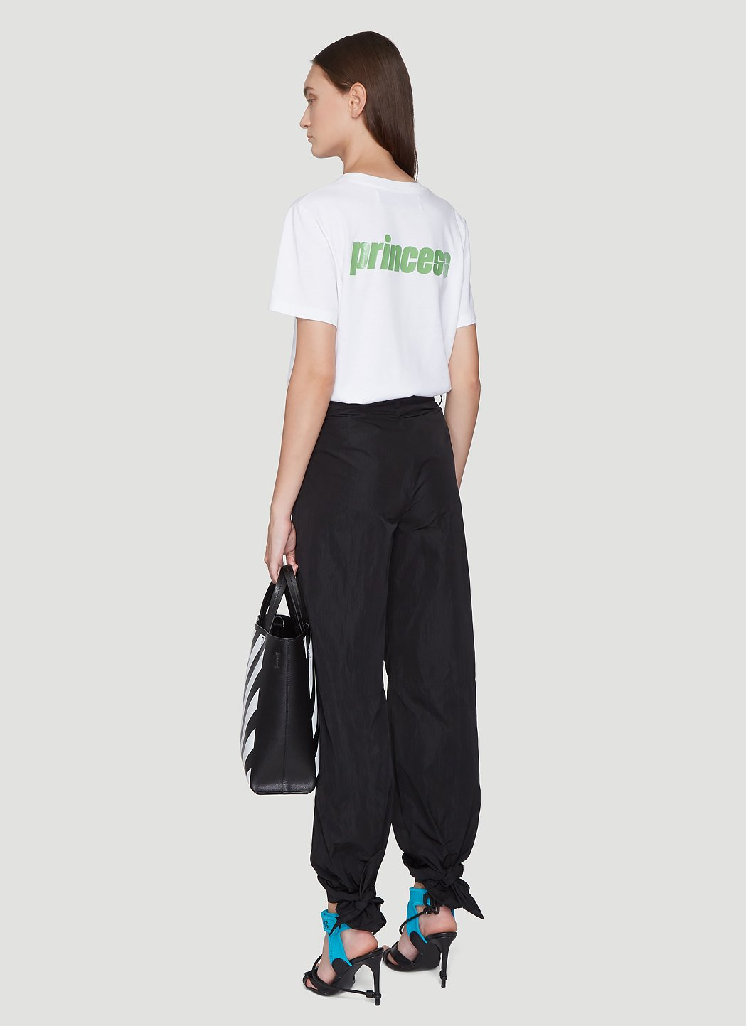 Off-White Women Princess Logo Print T-Shirt - 2