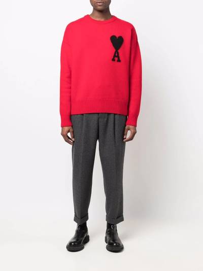 AMI Paris Ami de Coeur wool jumper outlook