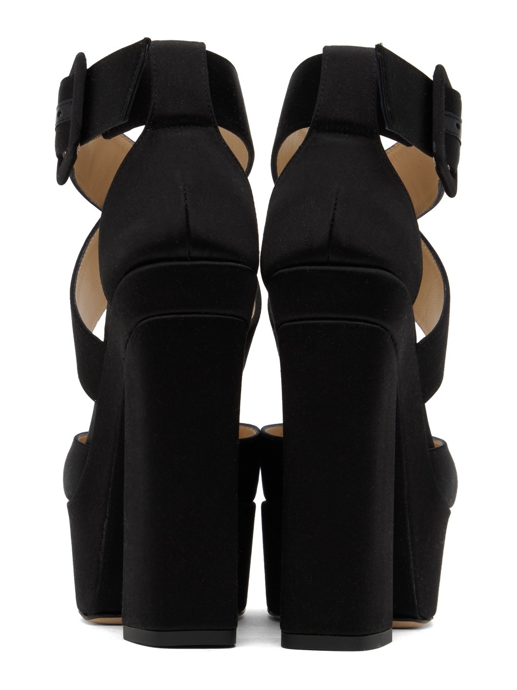 Black Gaia Platform Sandals - 2