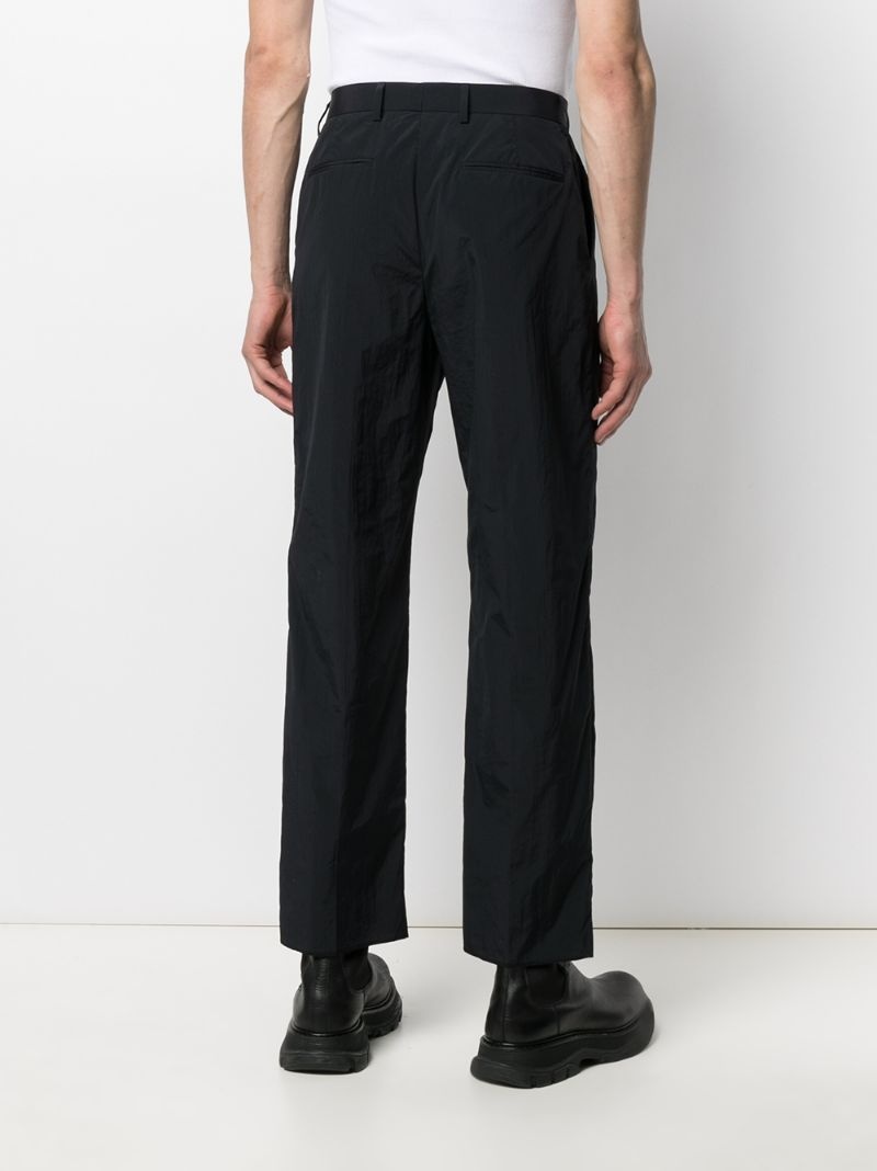 straight-leg tailored trousers - 5