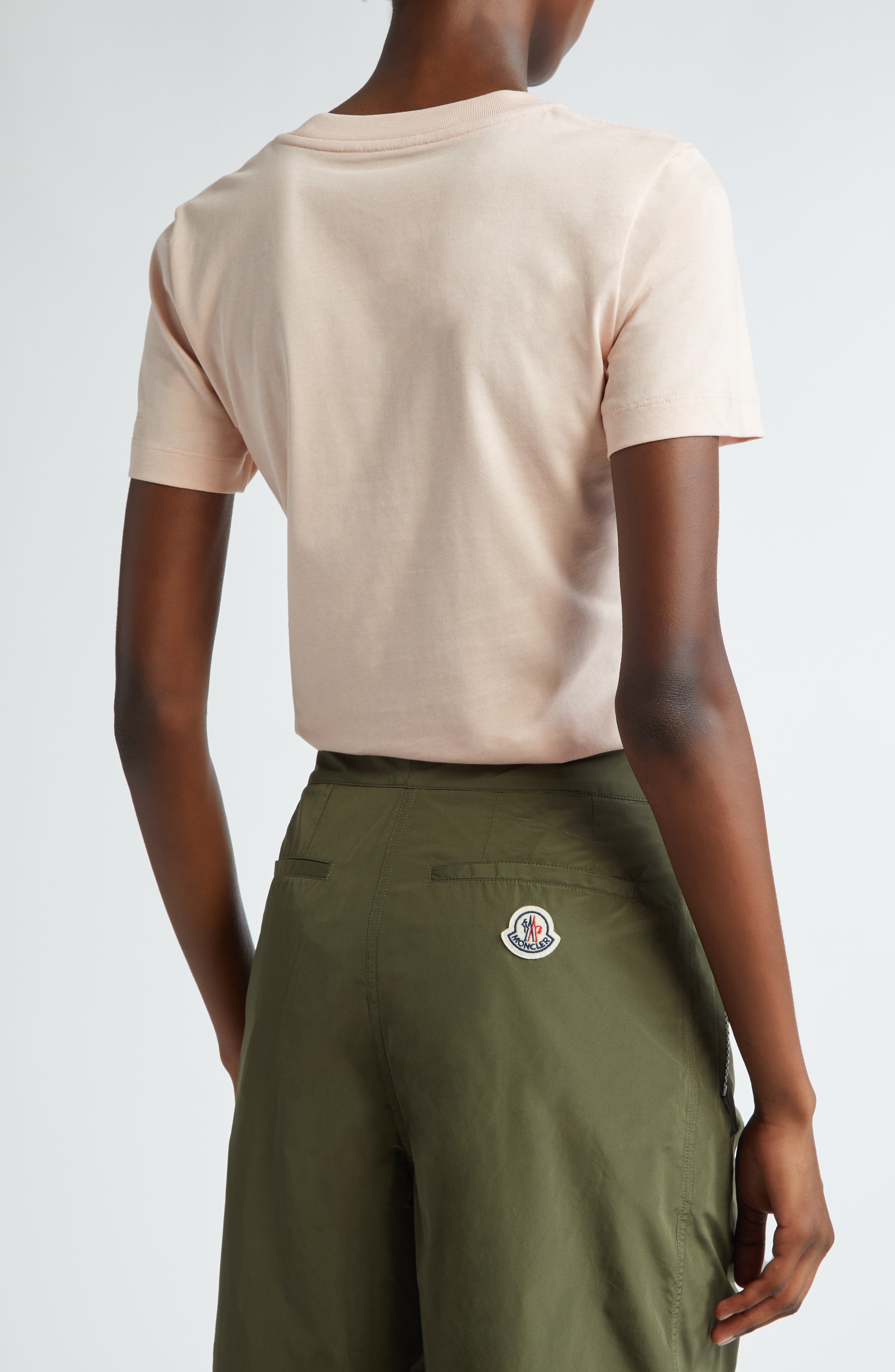 Slim Fit Bell Logo Crystal Embellished Cotton T-Shirt - 2