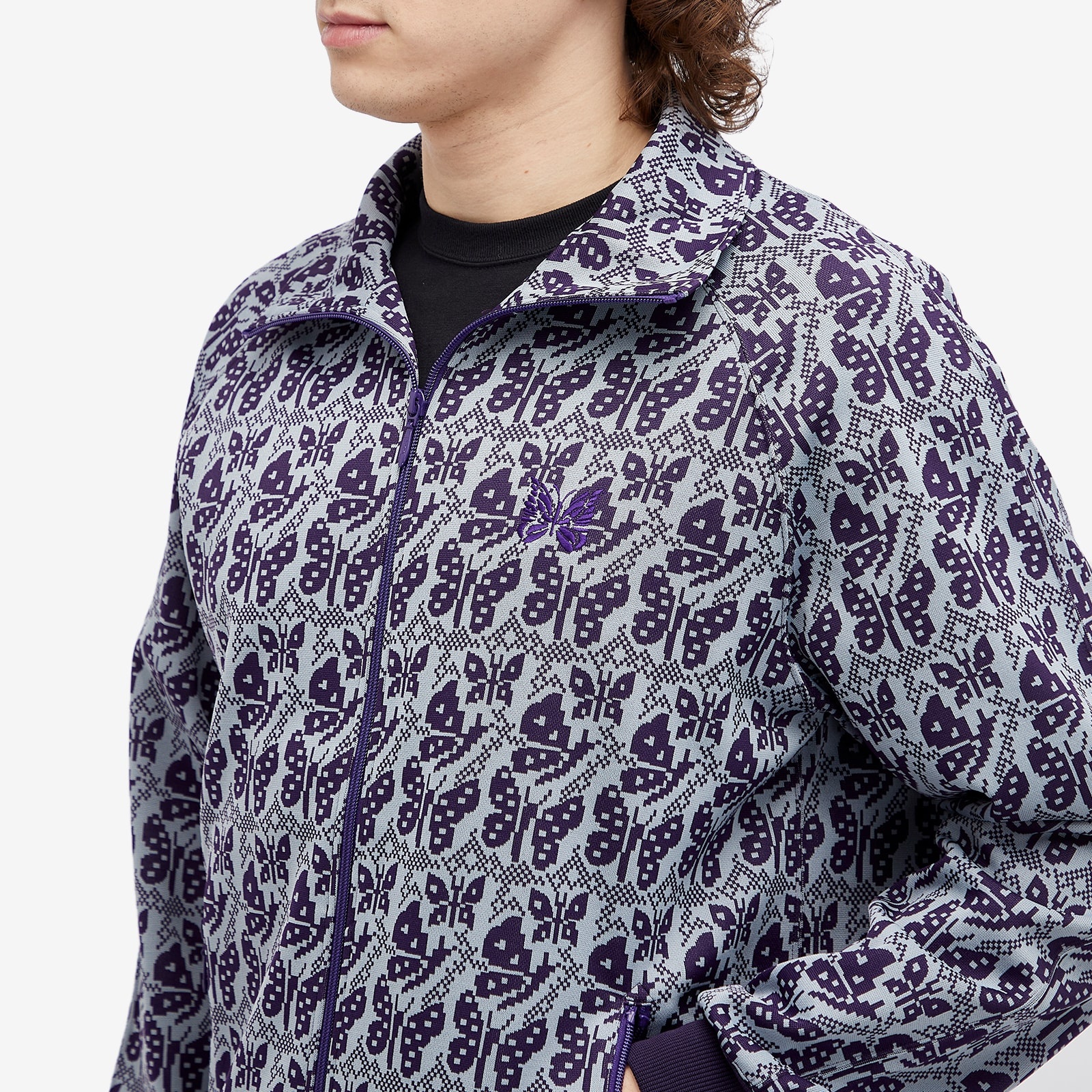 NEEDLES Needles Poly Jacquard Track Jacket | REVERSIBLE