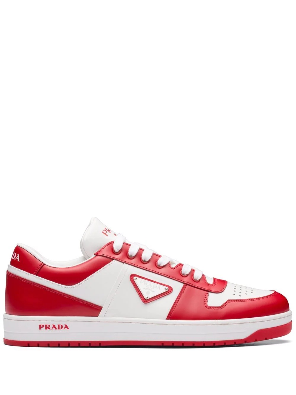 triangle logo-patch low-top sneakers - 1