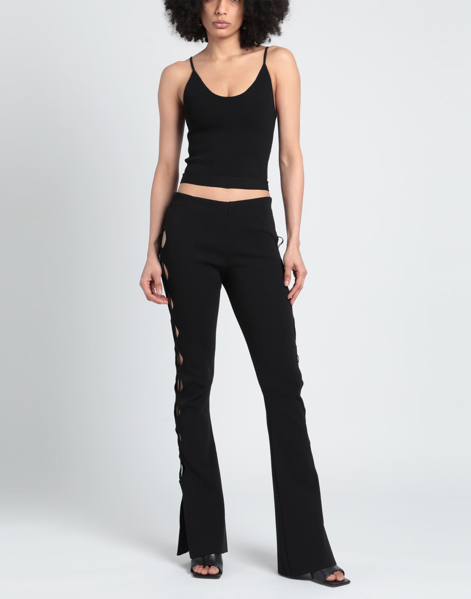 Black Women's Casual Pants - 2