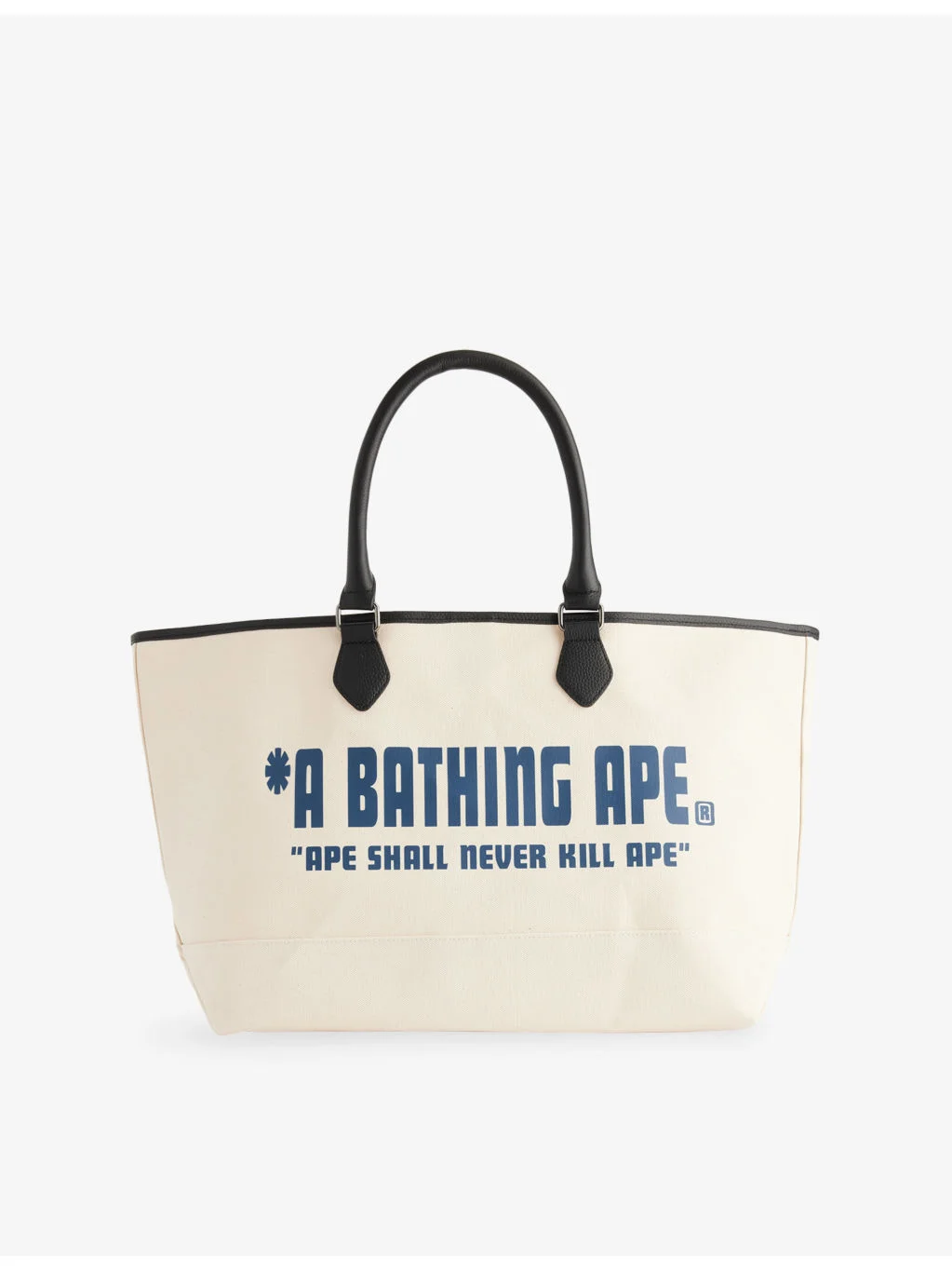 Logo-Print Canvas Tote Bag - 1