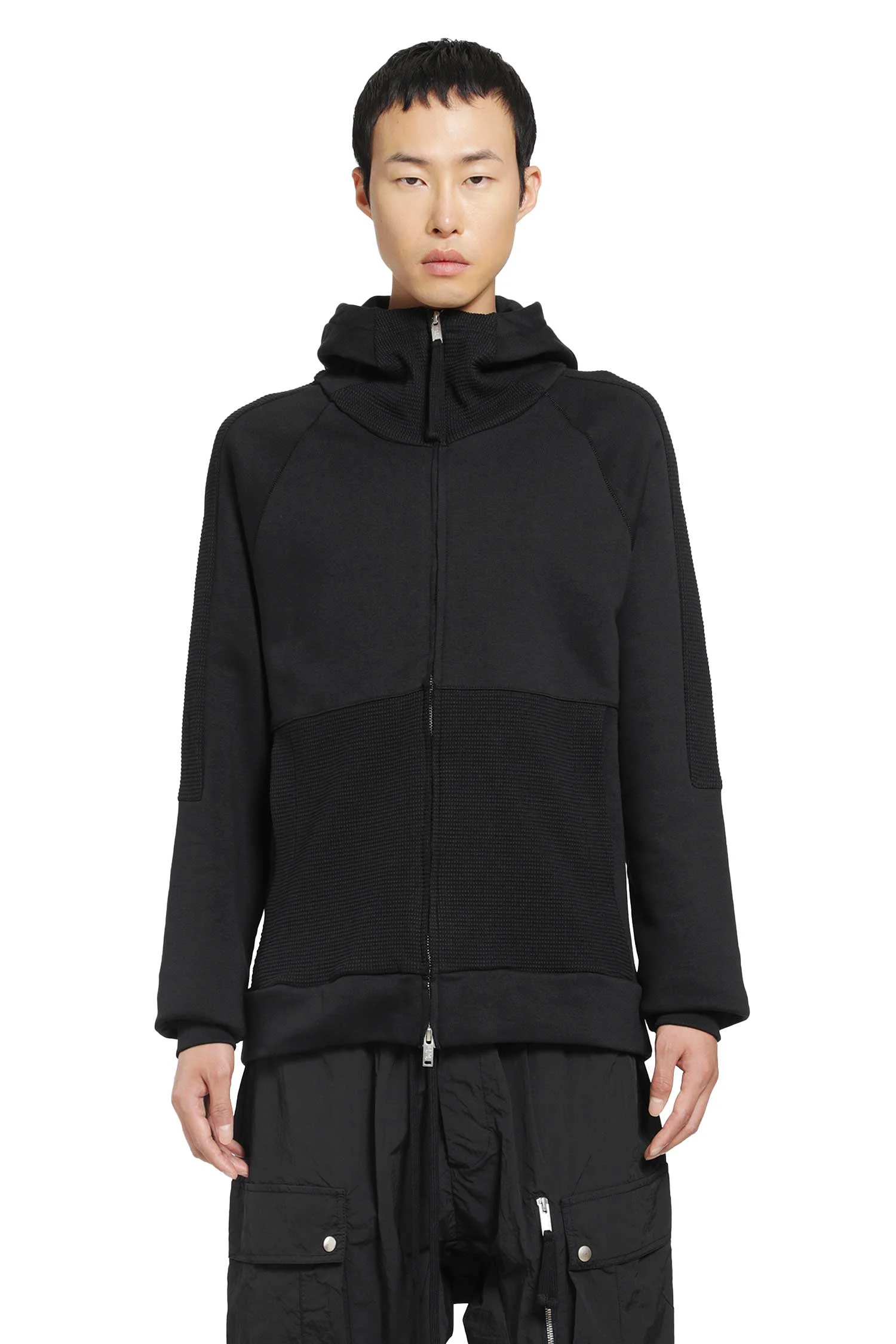 Hooded Zip-up Sweatshirt - 1