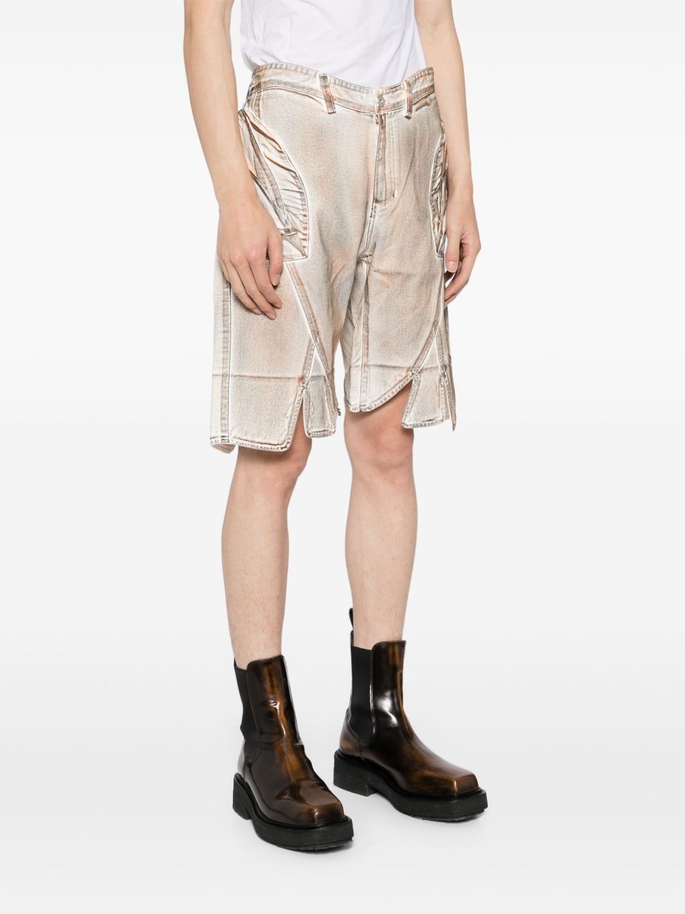 printed corset shorts - 3