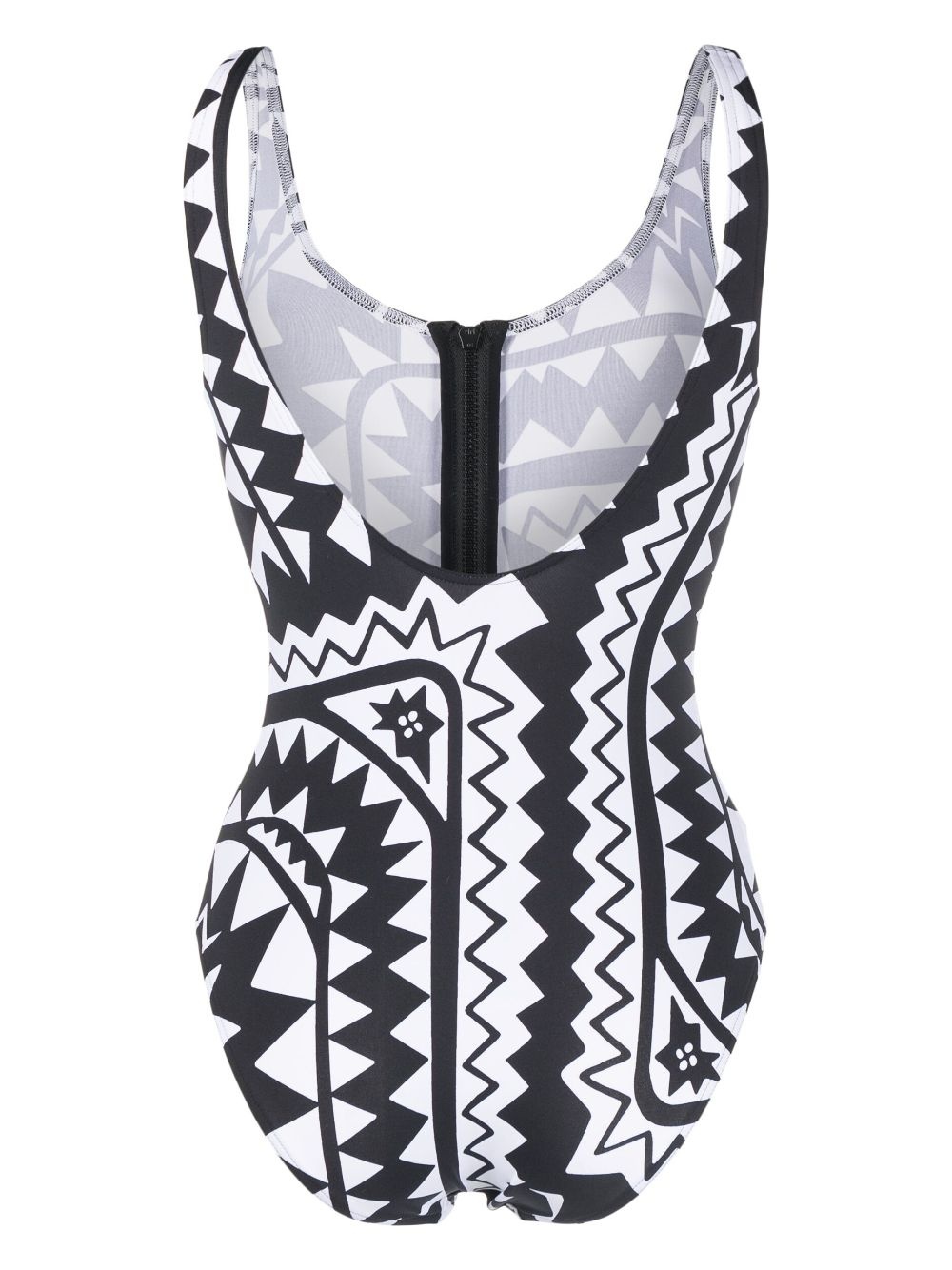 Tipi geometric-print swimsuit - 2