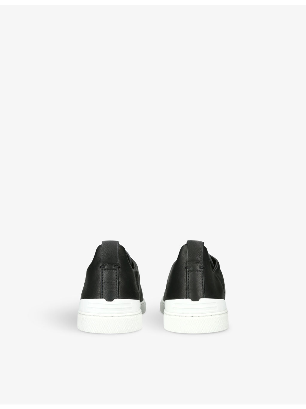 X3 Triple Stitch leather low-top trainers - 4