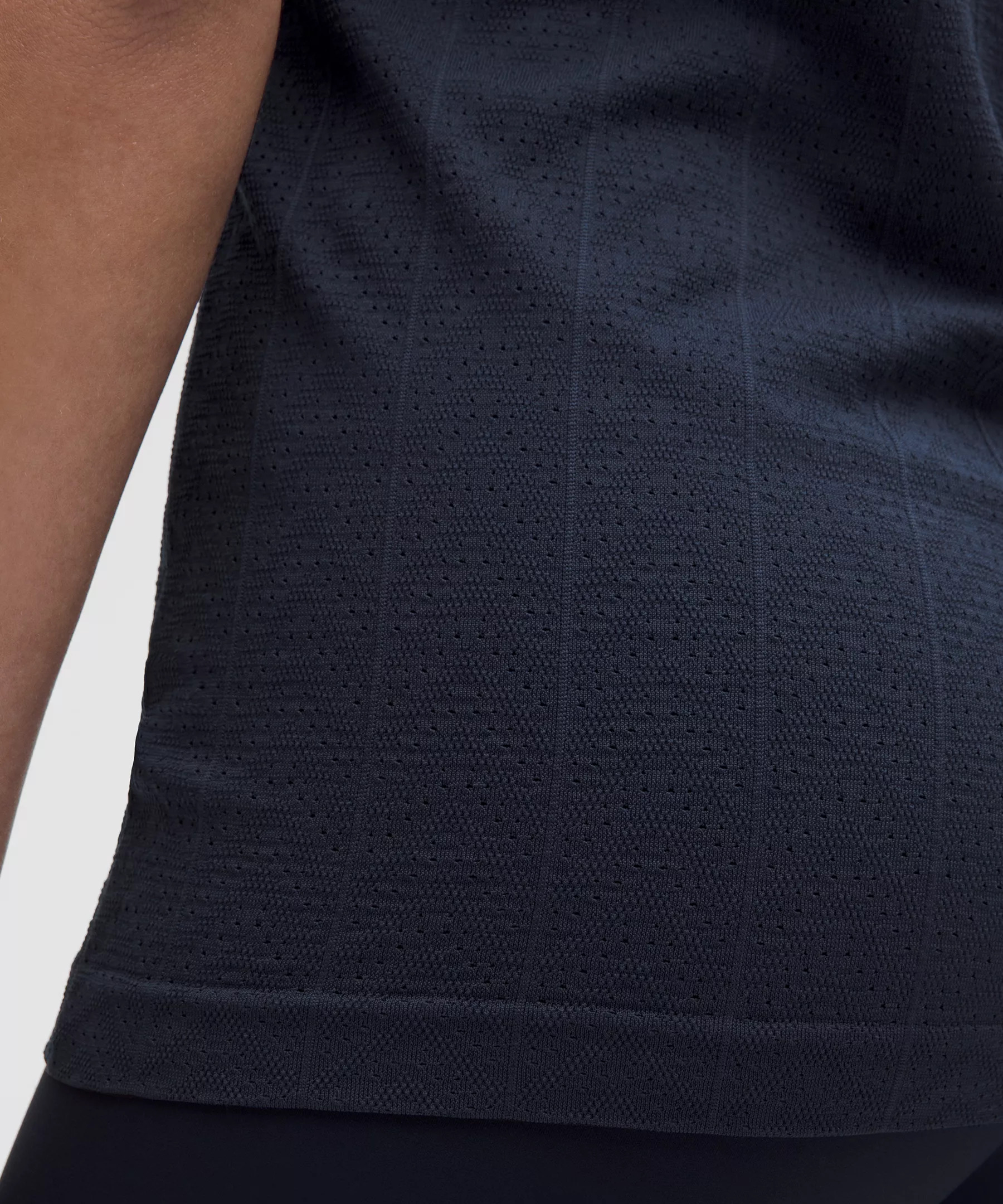 Swiftly Pointelle Short-Sleeve Shirt *Hip Length - 5