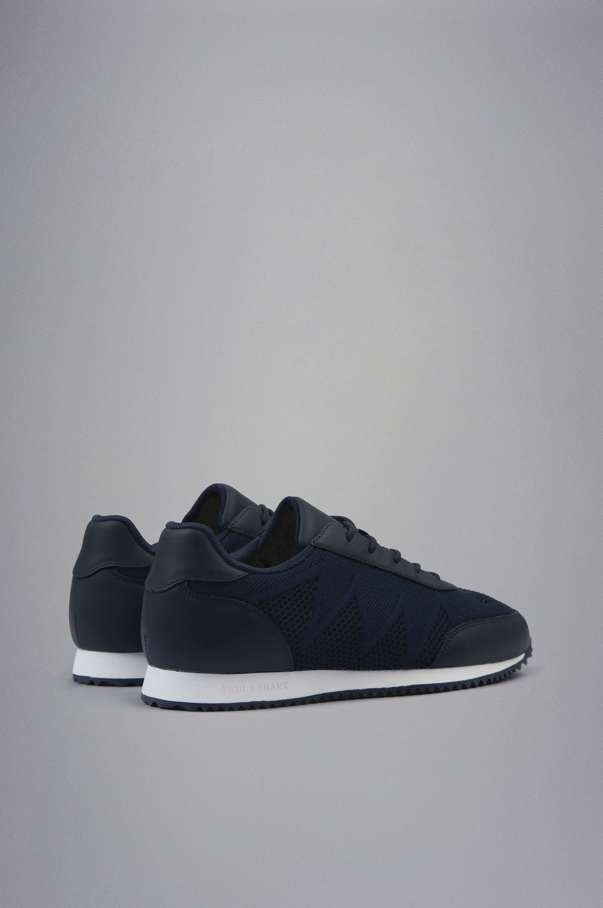 TECH FABRIC AND KNIT HYBRID SNEAKERS - 3