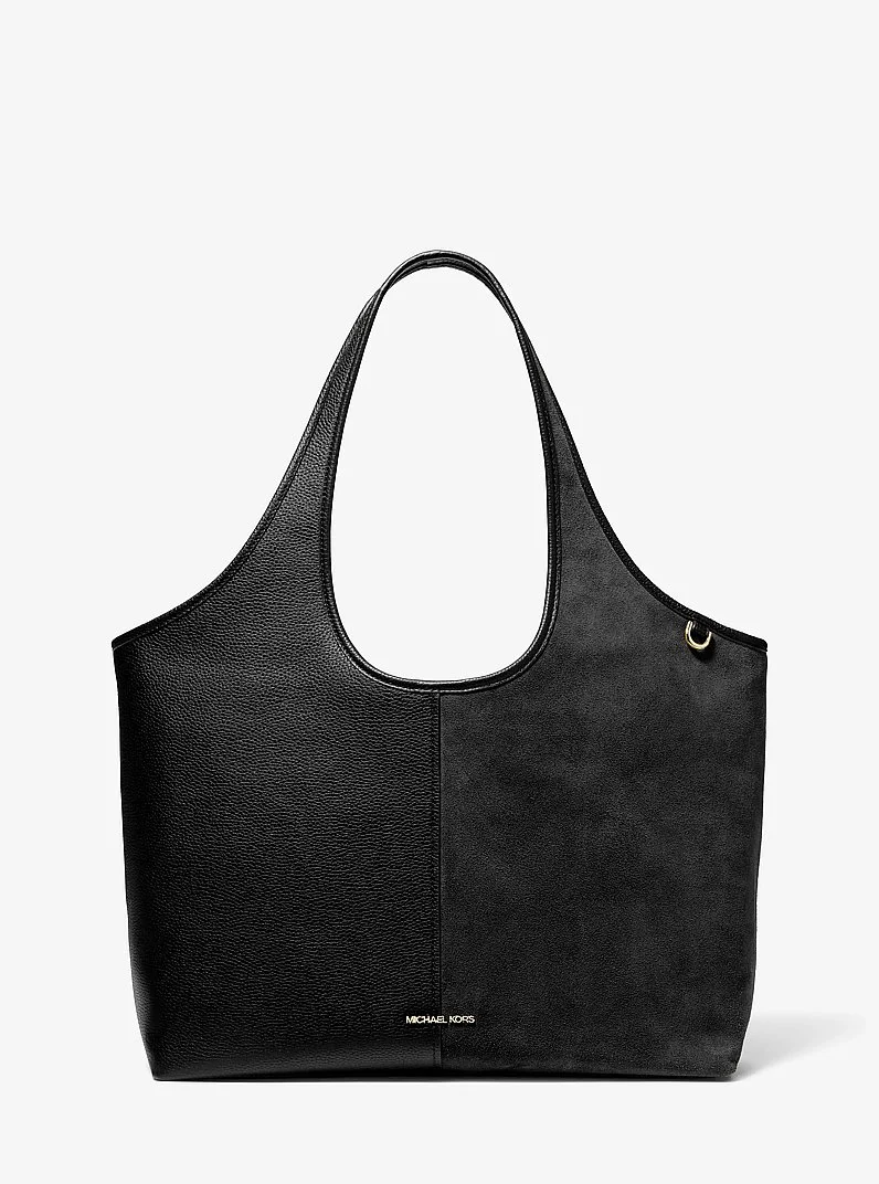 Henly Large Leather and Suede Tote Bag - 1