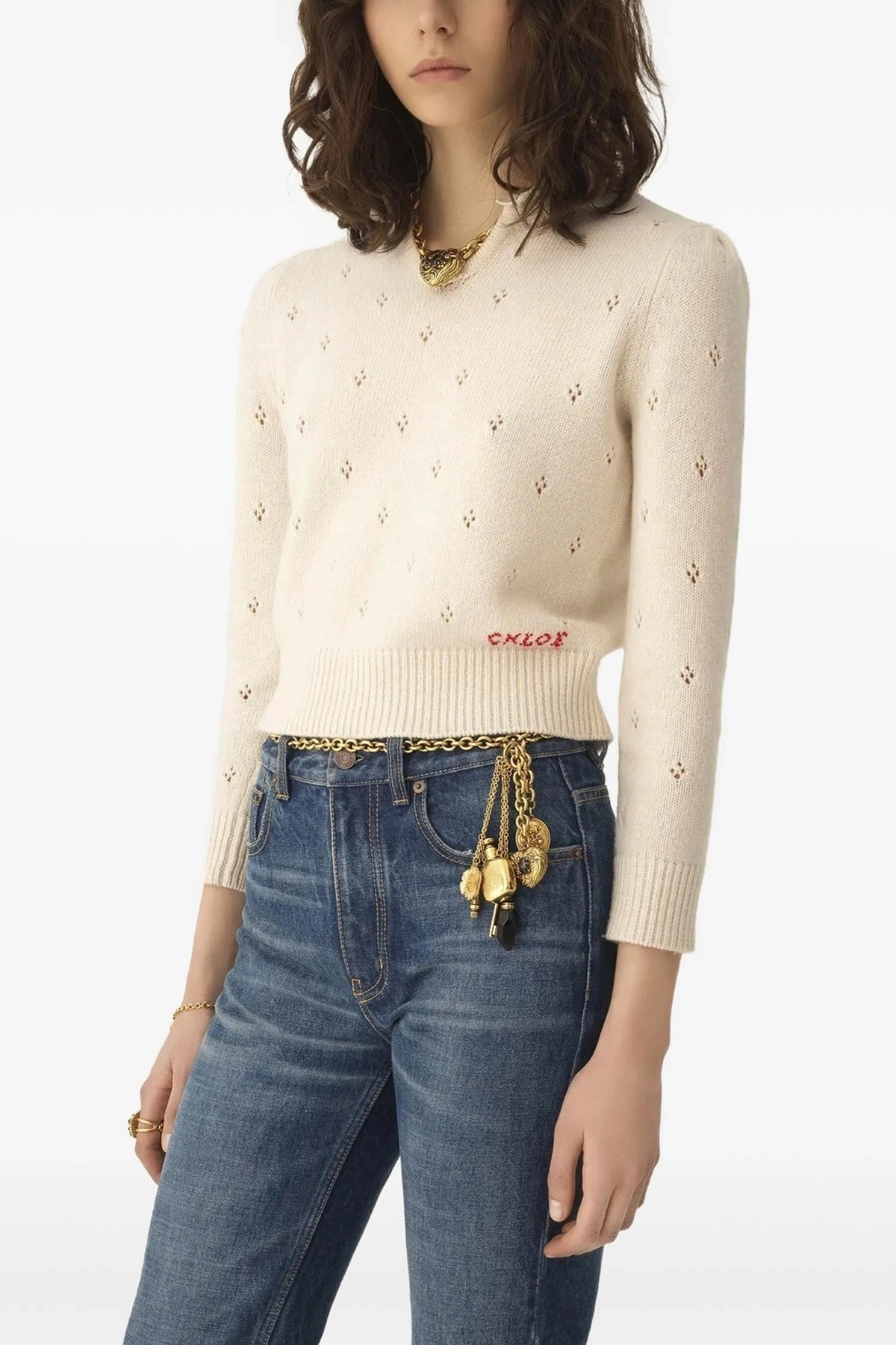 Jacquard logo sweater - 2