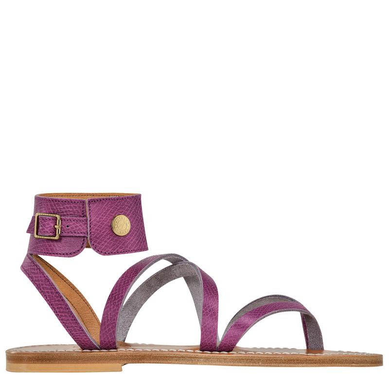 Longchamp x K.Jacques Sandals Violet - Leather 1