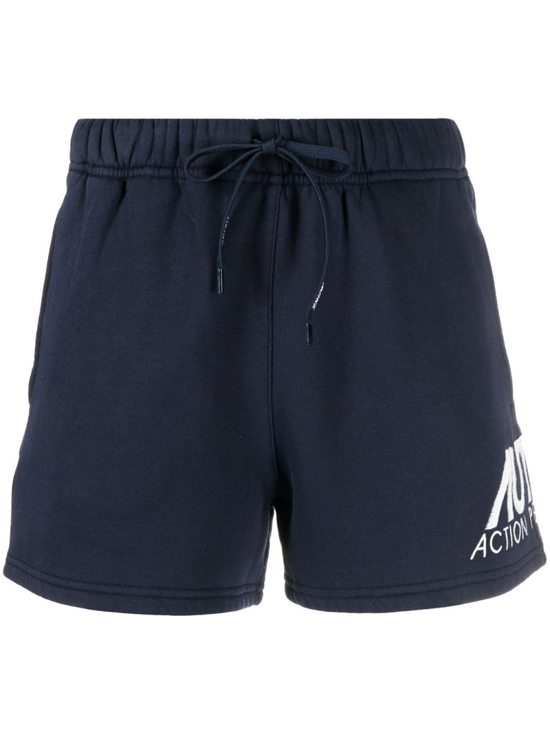 logo-print cotton short shorts 1