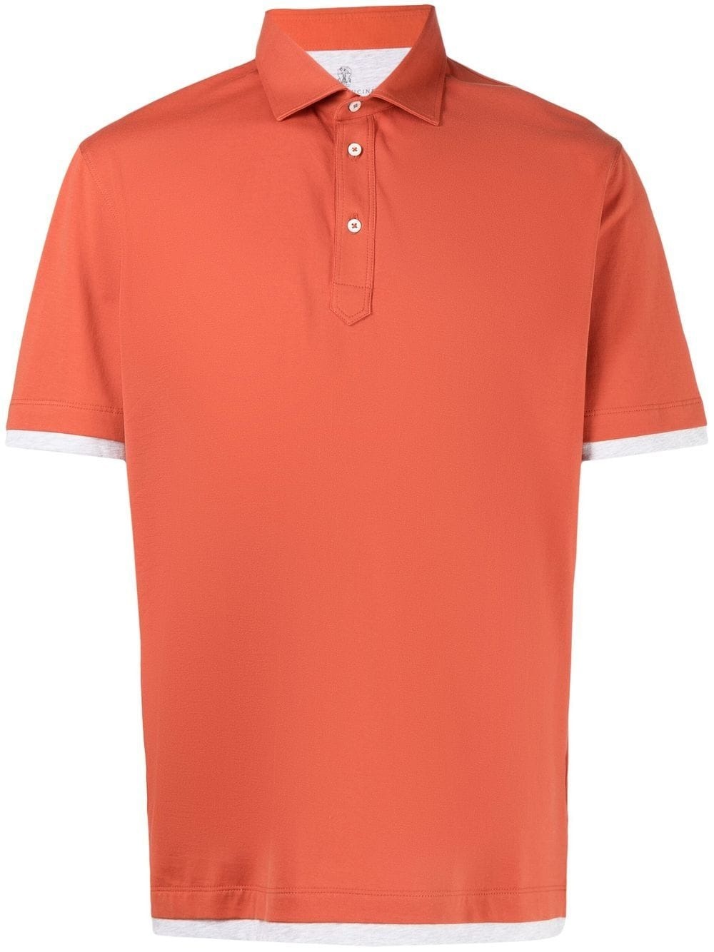 short-sleeved polo shirt - 1