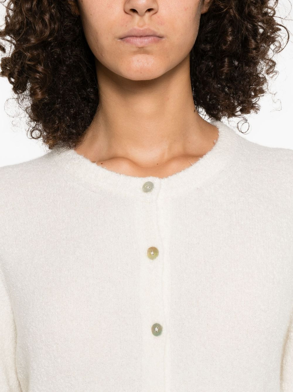round-neck cardigan - 5