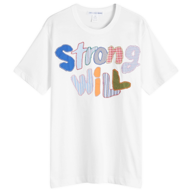 Comme des Garçons SHIRT Strong Will Patchwork T-Shirt 1