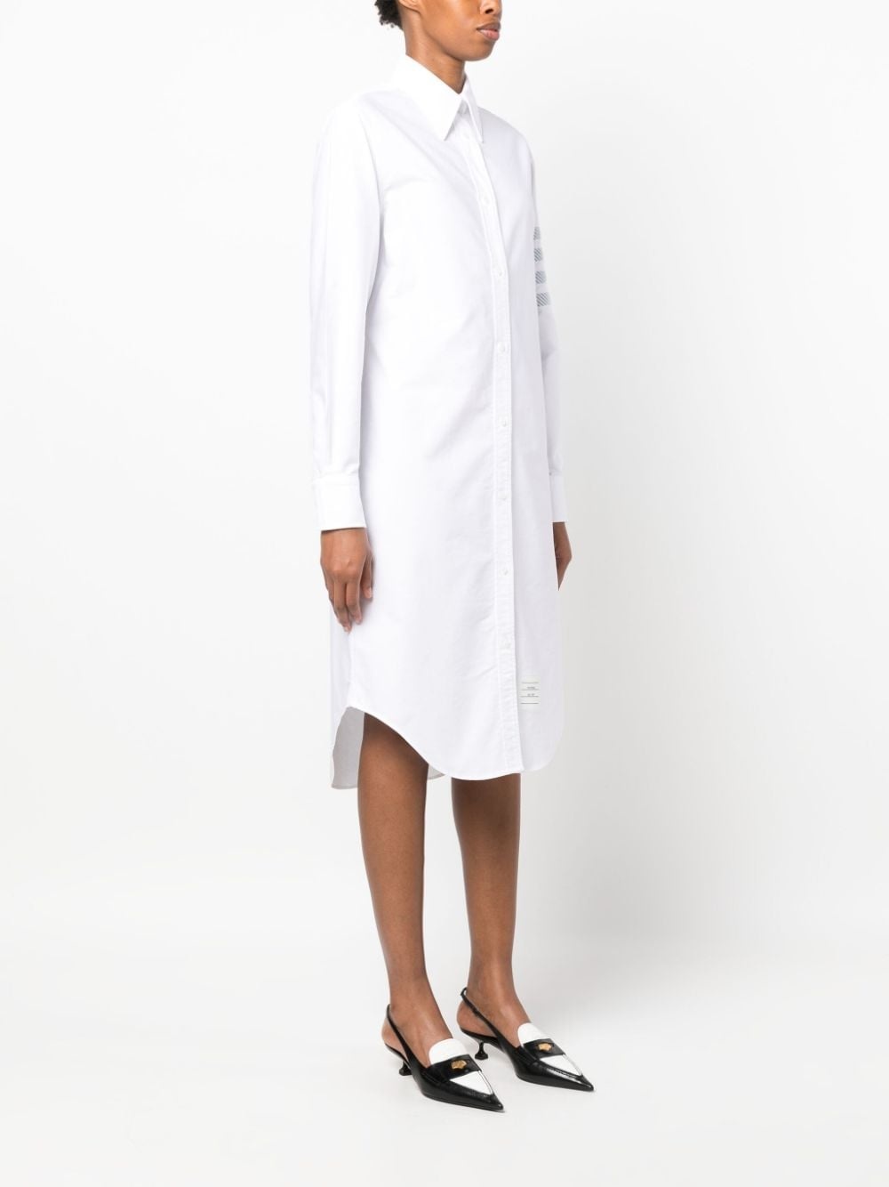 4-Bar cotton shirt dress - 3
