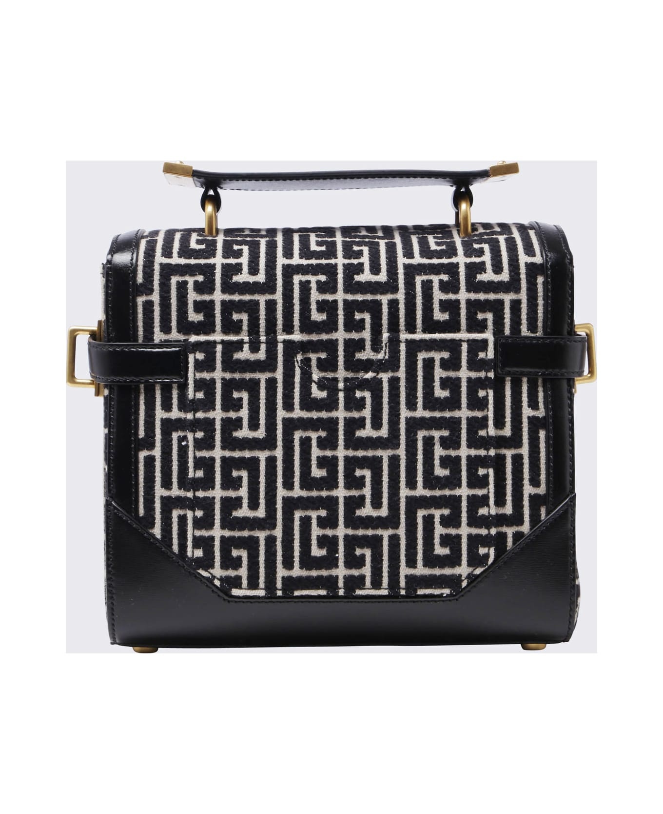 Black And Whiye B Buzz Top Hadle Bag - 2