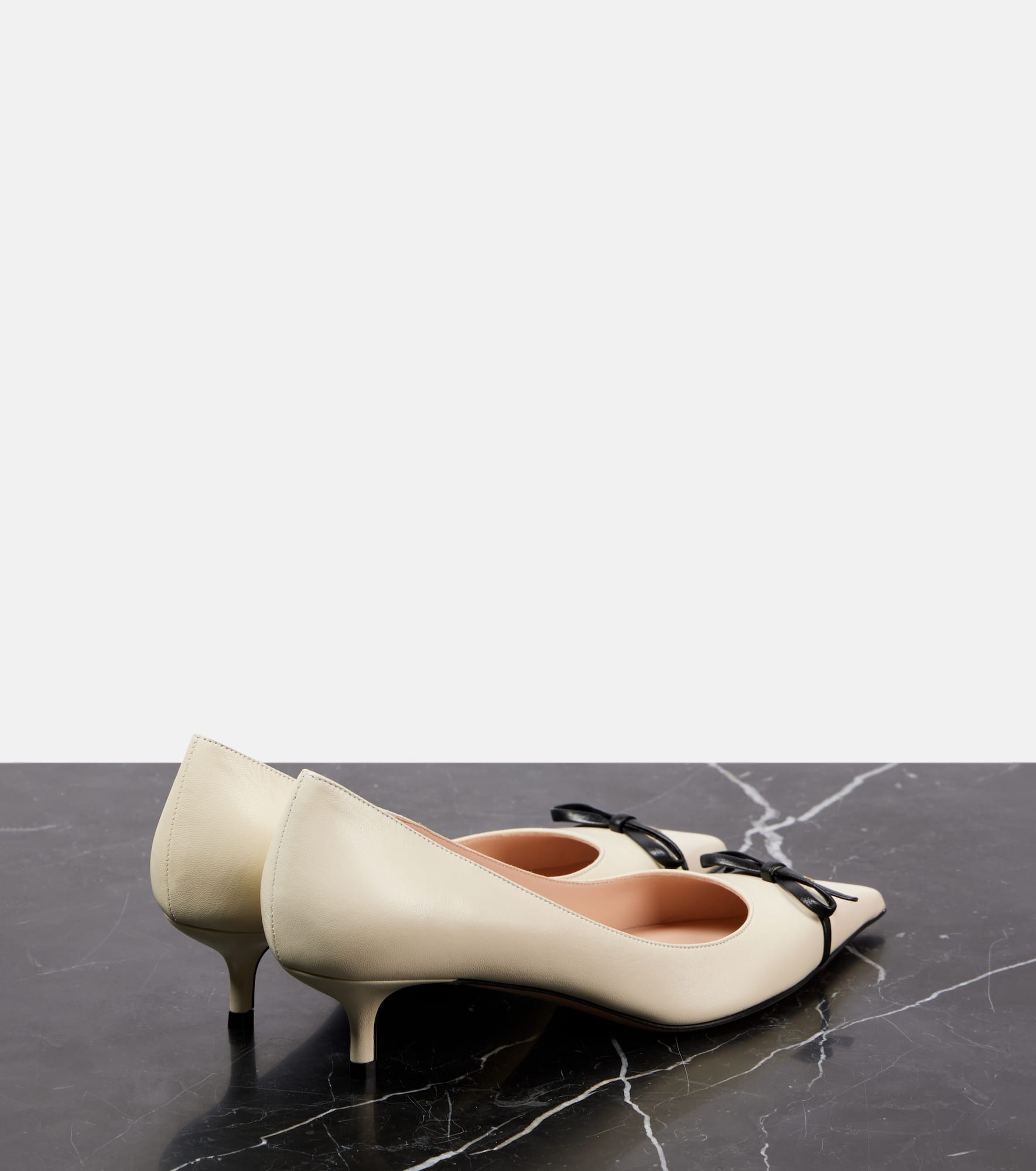 Bepointy 45 bow-detail leather pumps - 2