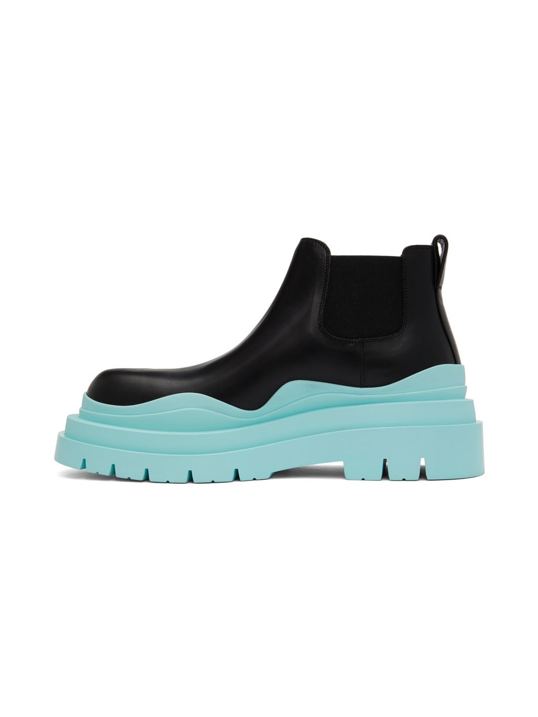 Black & Blue Tire Chelsea Boots - 3