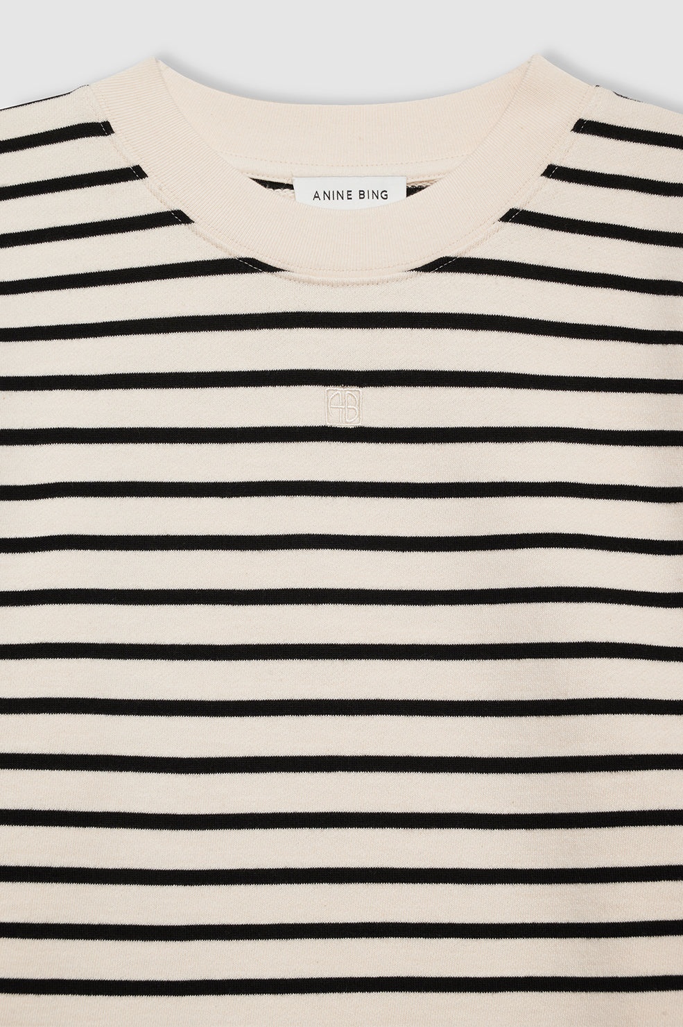 Mona Dress - Black Stripe French Terry - 4