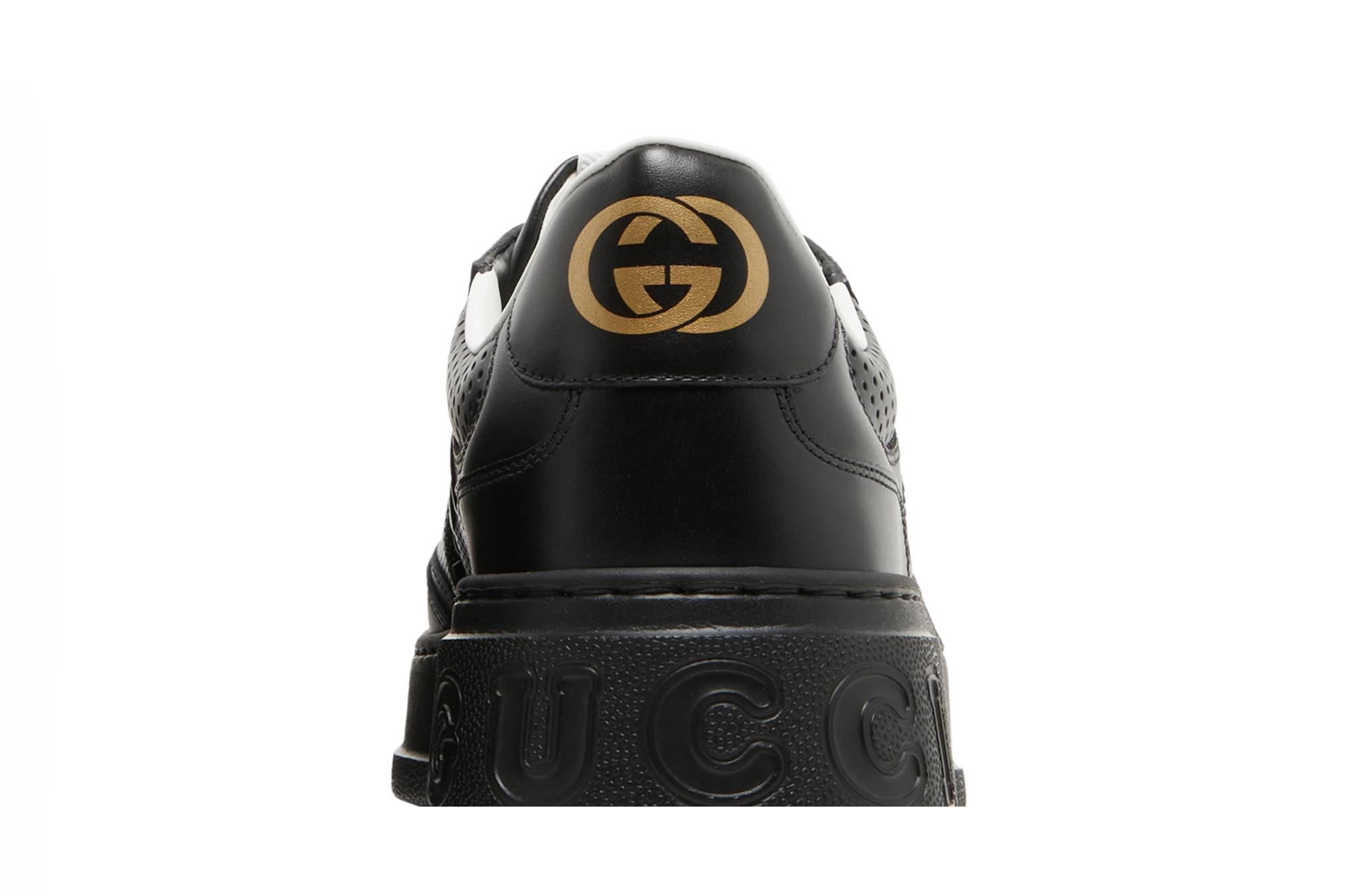 Gucci GG Embossed Sneaker 'Black' - 7