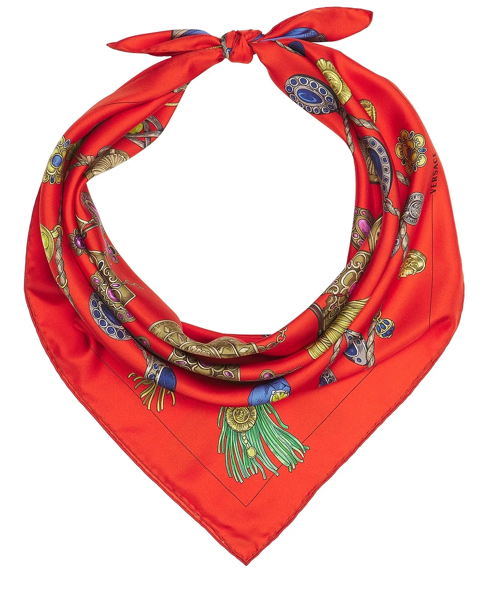 Foulard Silk Twill Scarf - 1