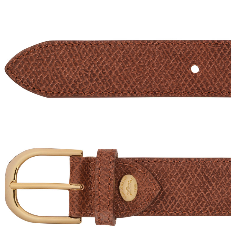 Le Pliage Original Ladies' belt Cognac - Leather 3
