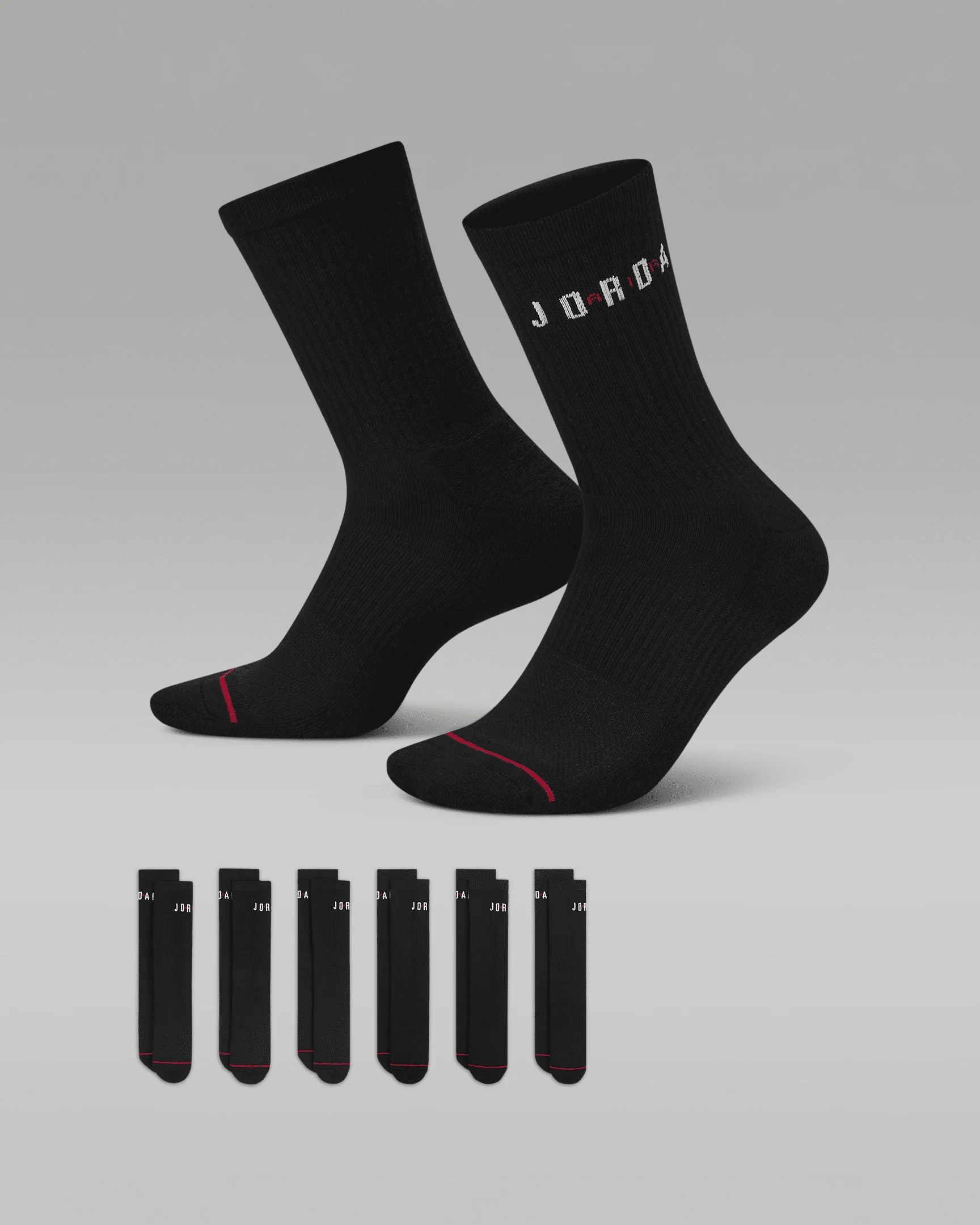 Jordan Everyday Crew Socks (6 Pairs) - 1