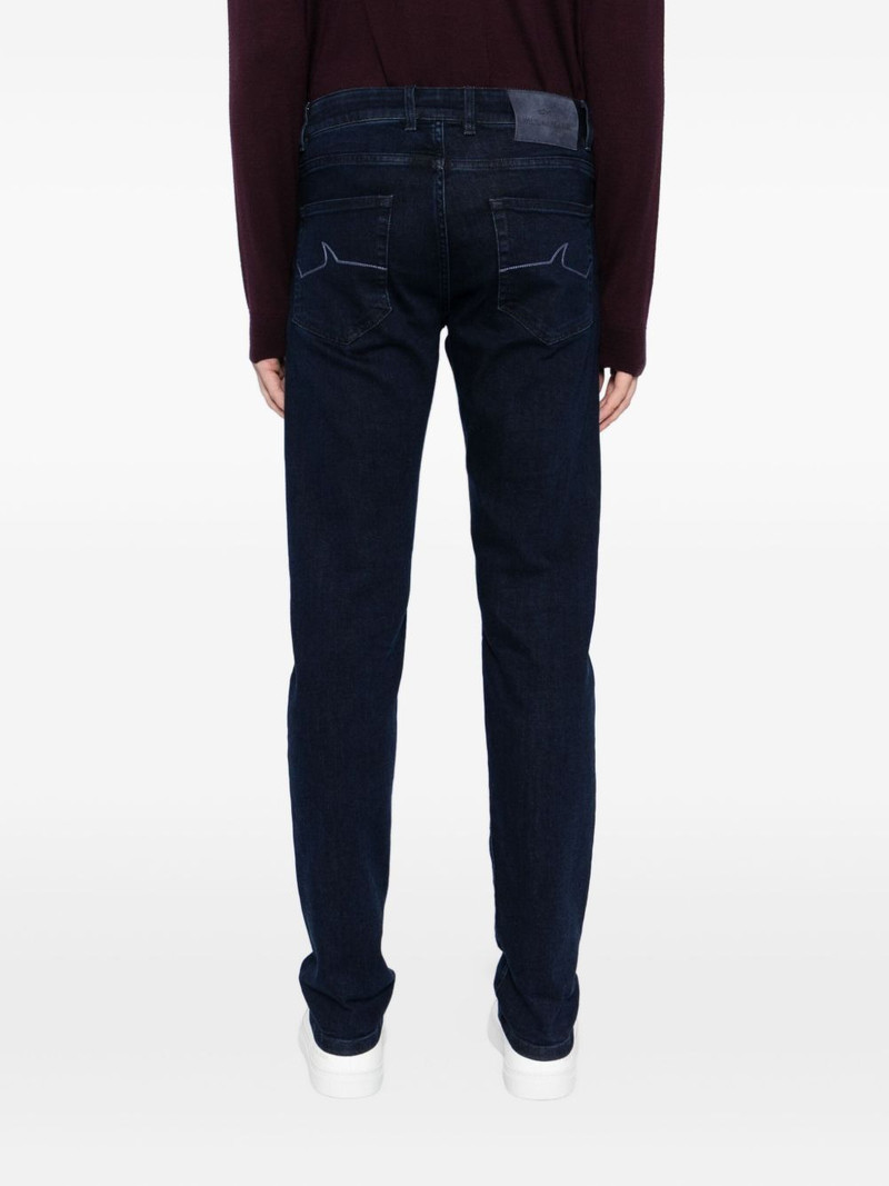 embroidered-pocket jeans 4