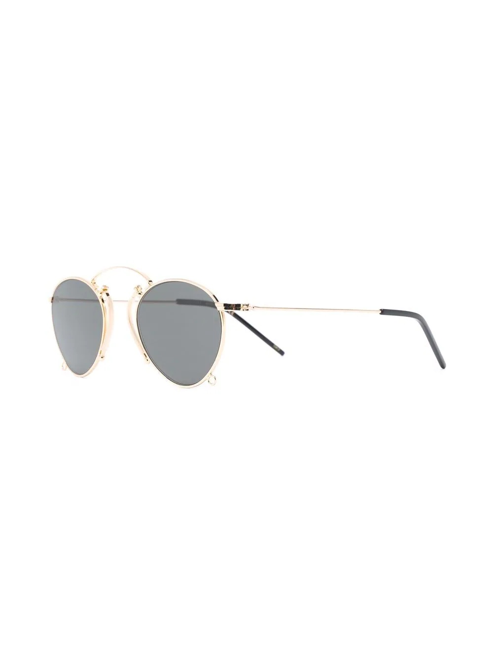round-frame tinted sunglasses - 2