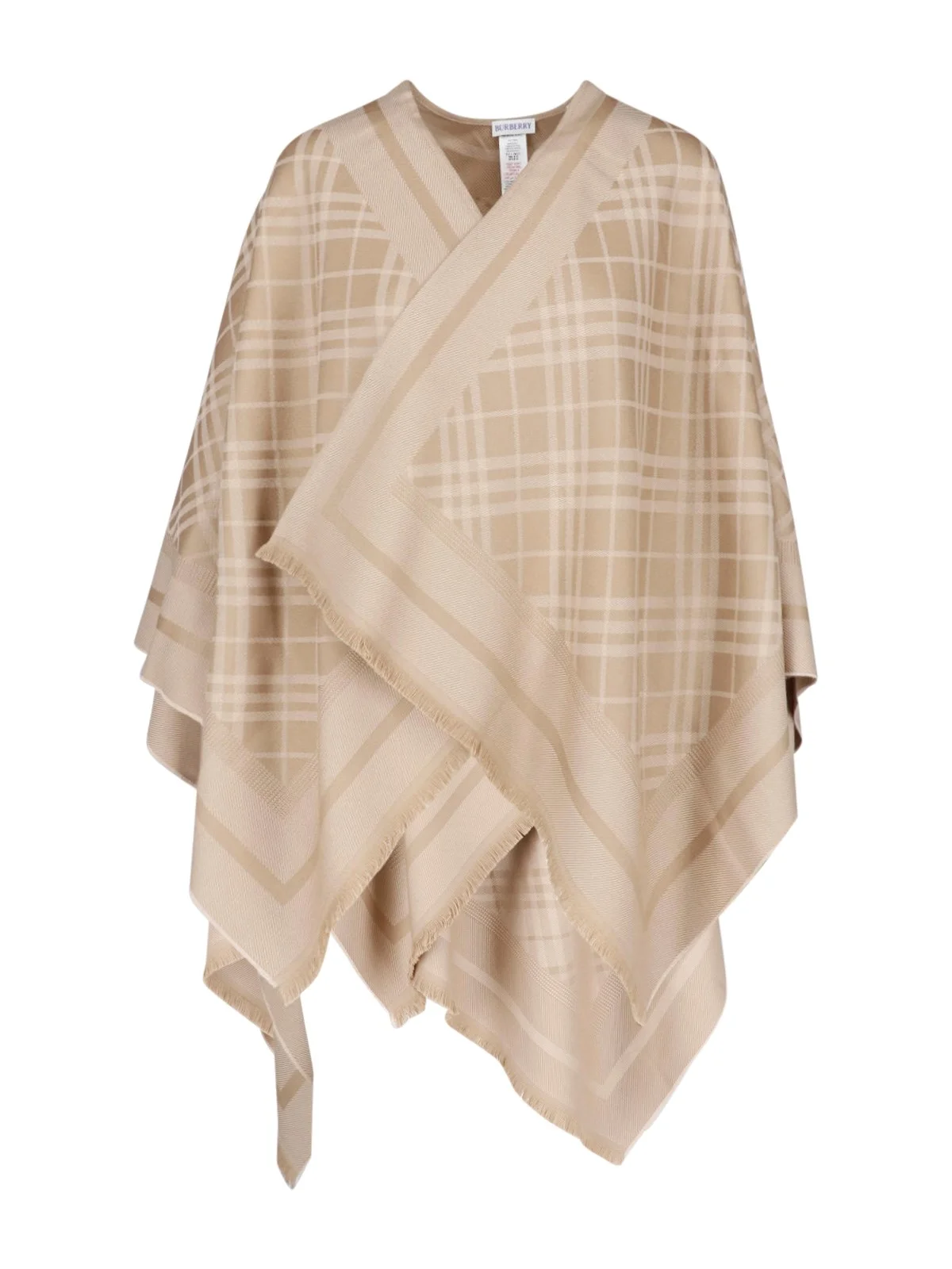 WOOL AND CASHMERE CAPE - 1