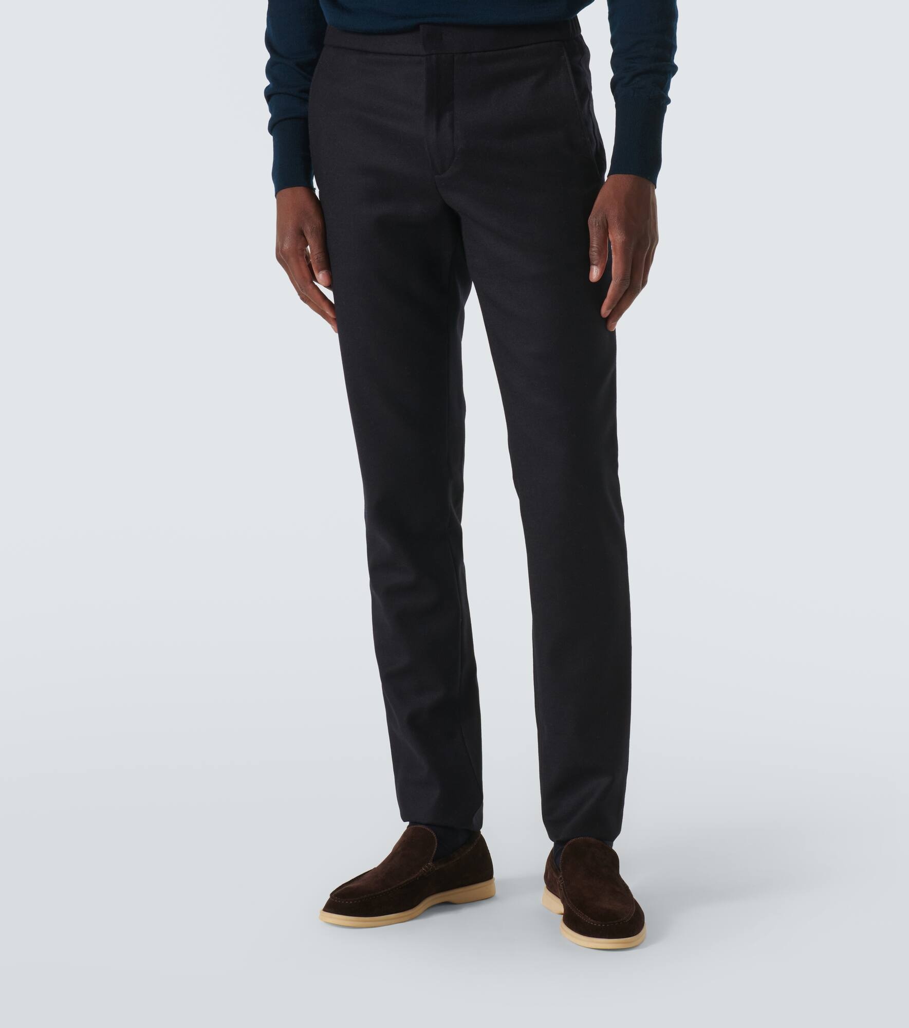 Leisure City wool and cashmere slim pants - 3