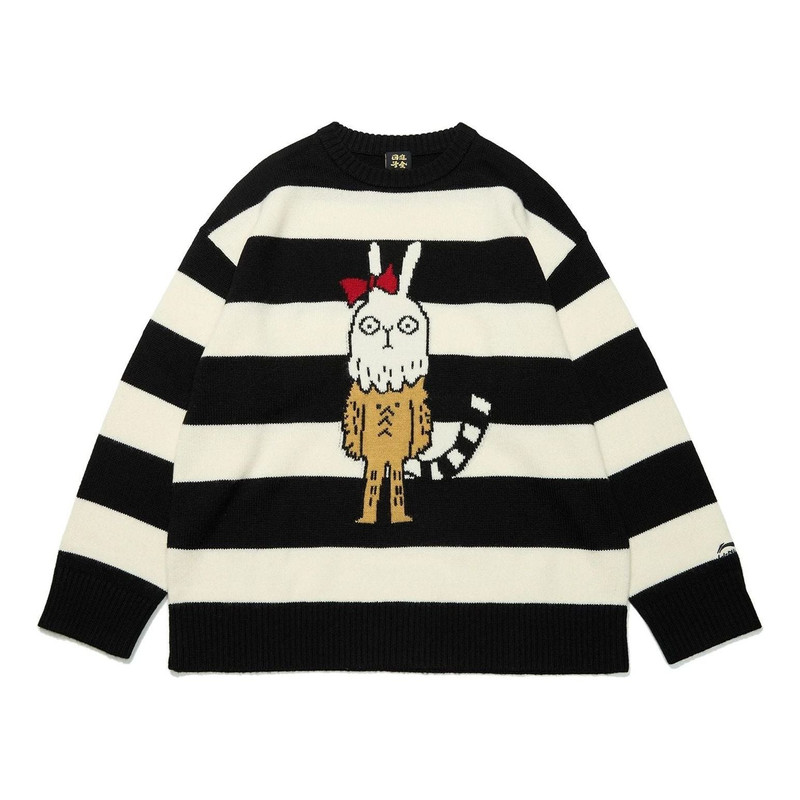Li-Ning Rijindoujin Cartoon Graphic Sweater 'Black' AMBT009-3 - 1