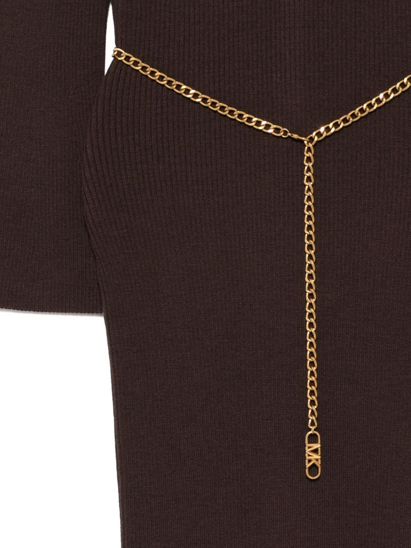 logo-chain midi dress 3