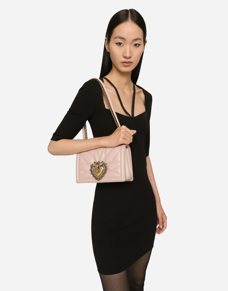 Dolce & Gabbana Medium Devotion bag in quilted nappa leather outlook