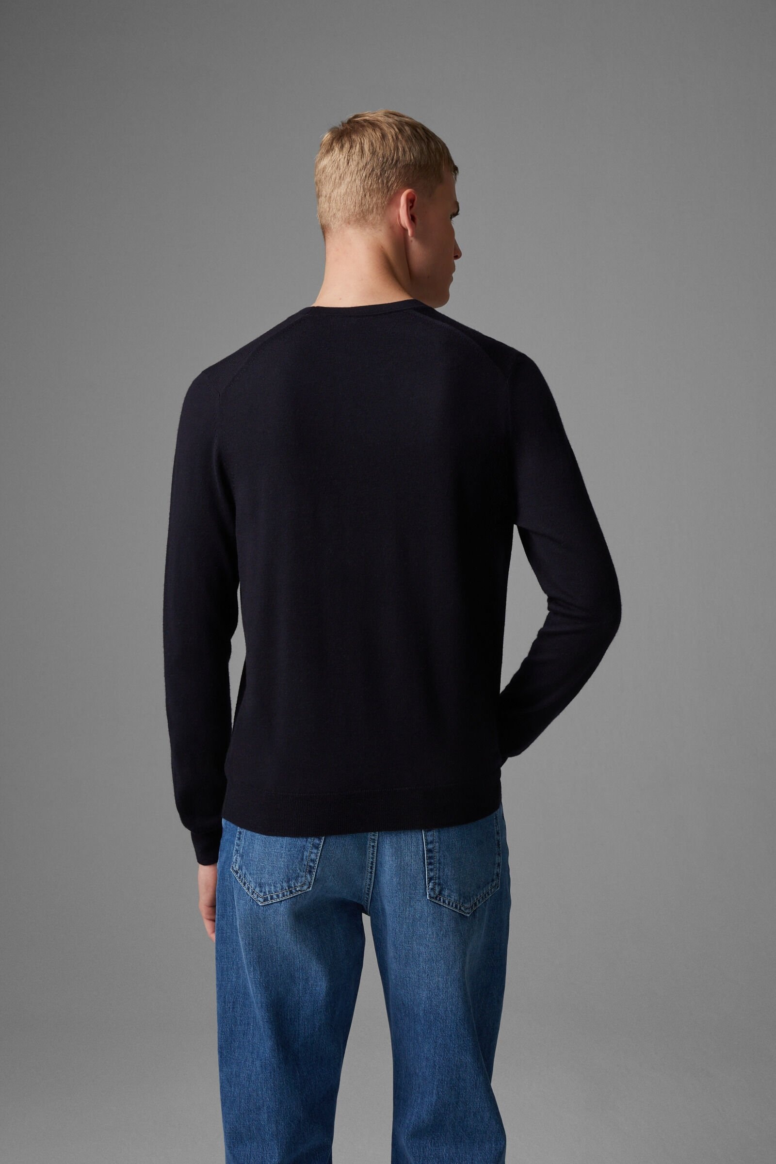Ole sweater in Navy blue - 3